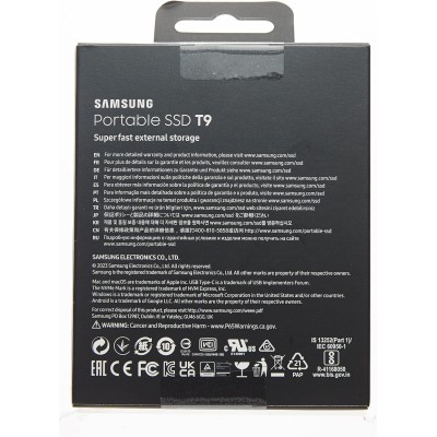 Твердотільний запам’ятовувальний пристрій накопичувач (SSD) USB3.2 4TB EXT. T9 MU-PG4T0B/EU SAMSUNG