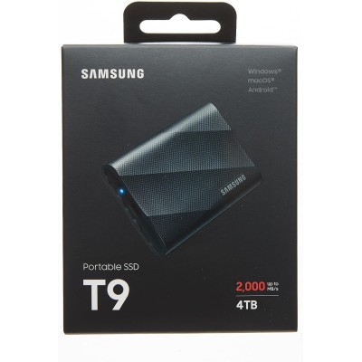 Твердотільний запам’ятовувальний пристрій накопичувач (SSD) USB3.2 4TB EXT. T9 MU-PG4T0B/EU SAMSUNG