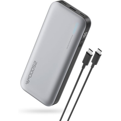 Power Bank CUKTECH PB250 25000mAh 210W сірий Power Bank CUKTECH PB250 25000mAh 210W сірий