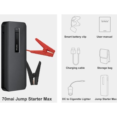 Автомобільний пускозарядний пристрій 70mai Jump Starter max 18000 mAh (Midrive PS06)