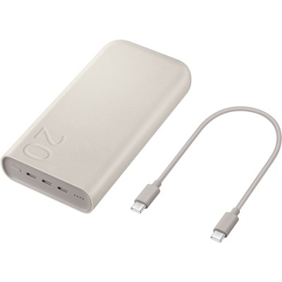 зовн. акум. SAMSUNG Battery Pack 20000mAh 45W (EB-P4520XUEGEU) / Beige