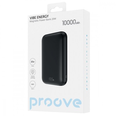 Зовнішній MagSafe Акумулятор Proove 10000mAh 20W Vibe Energy (PBVE20020009) Purple Зовнішній MagSafe Акумулятор Proove 10000mAh 20W Vibe Energy (PBVE20020009) Purple