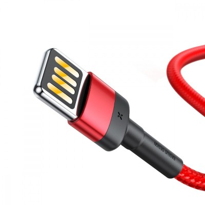 Кабель Baseus Cafule Light. SE 2.4A 1м (CALKLF-G91) Red/Black Кабель Baseus Cafule Light. SE 2.4A 1м (CALKLF-G91) Red/Black