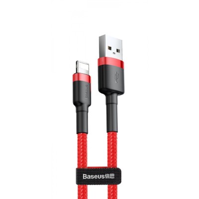 Кабель Baseus Cafule Lightning (CALKLF-C09) Red 2m Кабель Baseus Cafule Lightning (CALKLF-C09) Red 2m