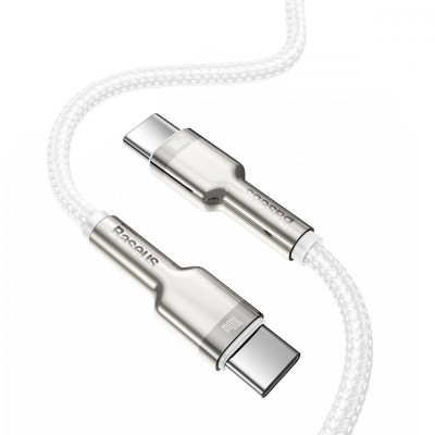 Кабель Baseus Cafule Metal Type-C To Type-C 100W (CATJK-C01) Black 1m Кабель Baseus Cafule Metal Type-C To Type-C 100W (CATJK-C01) Black 1m