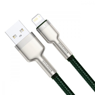 Кабель Baseus Cafule Series Metal Data USB кабель USB to IP 2.4A 1m (CALJK-A01) Black Кабель Baseus Cafule Series Metal Data USB кабель USB to IP 2.4A 1m (CALJK-A01) Black
