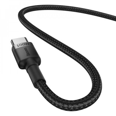 Кабель Baseus Cafule Type-C To Type-C 100W 2m (2pcs) (P10318306003-01) Gray/red