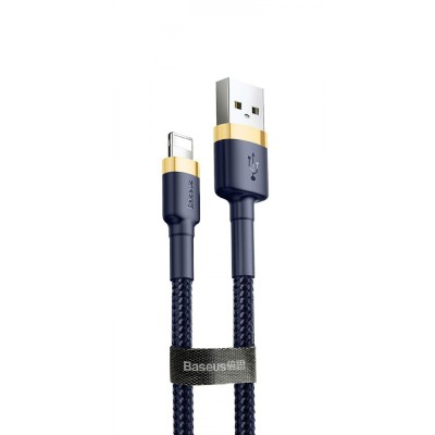 Кабель Baseus Cafule USB кабель USB For IP 1.5A 2М (CALKLF-CV3) Gold/Blue Кабель Baseus Cafule USB кабель USB For IP 1.5A 2М (CALKLF-CV3) Gold/Blue