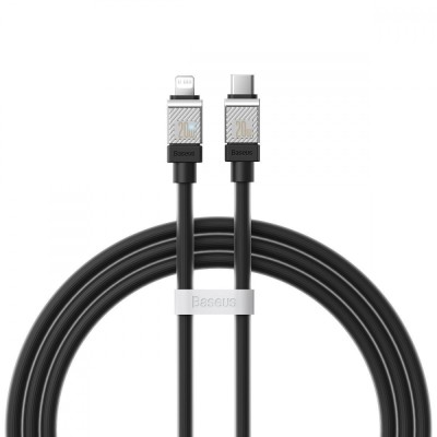 Кабель Baseus CoolPlay Series Fast Charging Type-C to Lightning 20W (1m) CAKW000001 black
