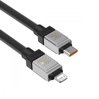 Кабель Baseus CoolPlay Series Fast Charging Type-C to Lightning 20W (1m) CAKW000001 black