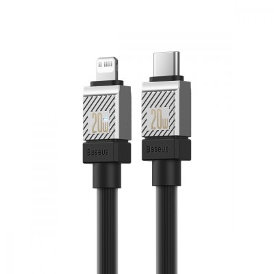 Кабель Baseus CoolPlay Series Fast Charging Type-C to Lightning 20W (1m) CAKW000001 black