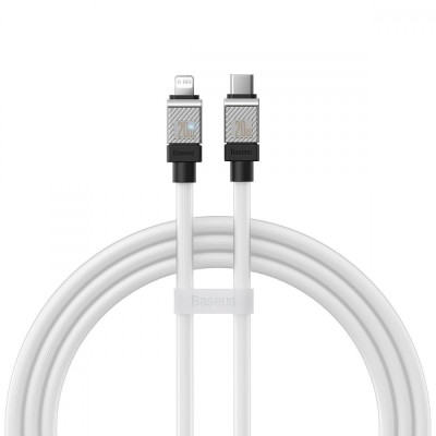 Кабель Baseus CoolPlay Series Fast Charging Type-C to Lightning 20W (1m) CAKW000002 white