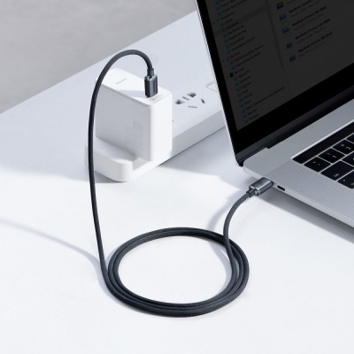 Кабель Baseus Crystal Shine Series Fast Charging Data USB кабель Type-C To Type-C 100W 1.2m (CAJY000603) Blue Кабель Baseus Crystal Shine Series Fast Charging Data USB кабель Type-C To Type-C 100W 1.2m (CAJY000603) Blue