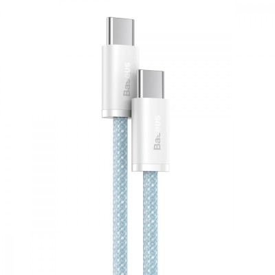 Кабель Baseus Dynamic Series Fast Charging Data USB кабель Type-C To Type-C 100W 1m (CALD000203) Blue