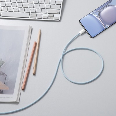 Кабель Baseus Dynamic Series Fast Charging Data USB кабель Type-C To Type-C 100W 1m (CALD000203) Blue