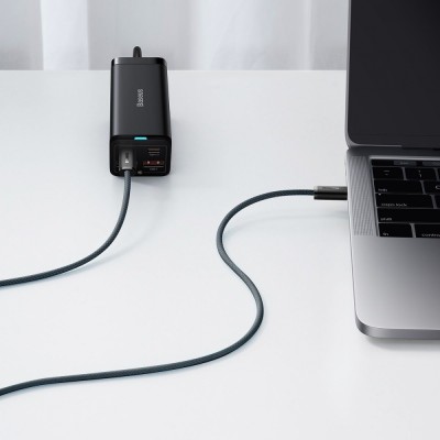 Кабель Baseus Dynamic Series Fast Charging Data USB кабель Type-C To Type-C 100W 1m (CALD000203) Blue