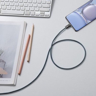 Кабель Baseus Dynamic Series Fast Charging Data USB кабель Type-C To Type-C 100W 1m (CALD000203) Blue