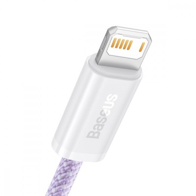 Кабель Baseus Dynamic Series Fast Charging Data USB кабель USB To IP 2.4 A 2M (CALD000502) White