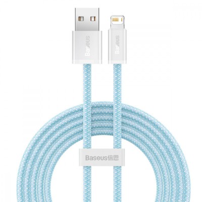 Кабель Baseus Dynamic Series Fast Charging Data USB кабель USB To IP 2.4 A 2M (CALD000503) Blue