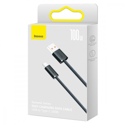 Кабель Baseus Dynamic Series Fast Charging Type-C 100W (2m) CALD000702 White
