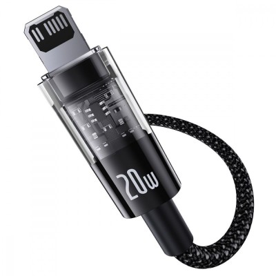 Кабель Baseus Gem Fast-Charging Data Cable Type-C To Lightning 20W 2m (P10373001211-01) White
