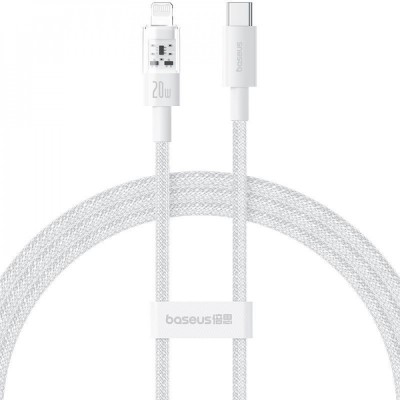Кабель Baseus Gem Fast-Charging Type-C To Lightning 20W 1m (P10373001211-00) White