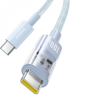 Кабель Baseus Gem Fast-Charging Type-C To Type-C 100W 2m (P10373000111-01) Black