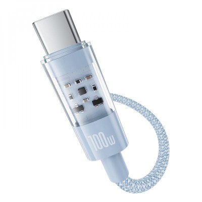 Кабель Baseus Gem Fast-Charging Type-C To Type-C 100W 2m (P10373000111-01) Black