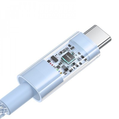 Кабель Baseus Gem Fast-Charging Type-C To Type-C 100W 2m (P10373000111-01) Black