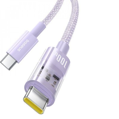 Кабель Baseus Gem Fast-Charging Type-C To Type-C 100W 2m (P10373000111-01) Black