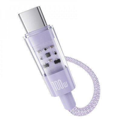 Кабель Baseus Gem Fast-Charging Type-C To Type-C 100W 2m (P10373000111-01) Black