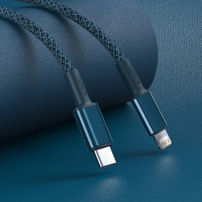 Кабель Baseus High Density Braided Type-C To Lightning PD 20W (1m) CATLGD-01 Black