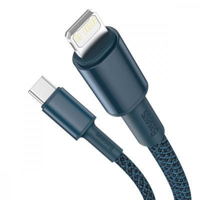 Кабель Baseus High Density Braided Type-C To Lightning PD 20W (1m) CATLGD-01 Black