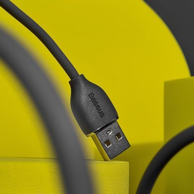 Кабель Baseus Jelly Liquid Silica Gel Fast Charging Data USB кабель USB To IP 2.4A 1.2m (CAGD000003) Blue
