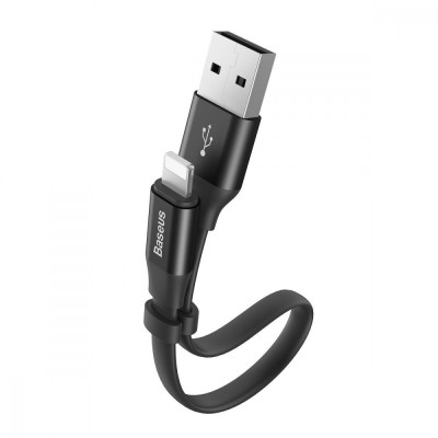 Кабель Baseus Nimble Portable Lightning (CALMBJ-B01) 0.23m Black Кабель Baseus Nimble Portable Lightning (CALMBJ-B01) 0.23m Black