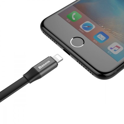 Кабель Baseus Nimble Portable Lightning (CALMBJ-B01) 0.23m Black Кабель Baseus Nimble Portable Lightning (CALMBJ-B01) 0.23m Black