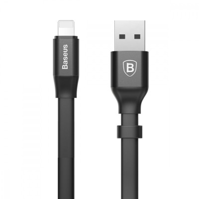 Кабель Baseus Nimble Portable Lightning (CALMBJ-B01) 0.23m Black Кабель Baseus Nimble Portable Lightning (CALMBJ-B01) 0.23m Black