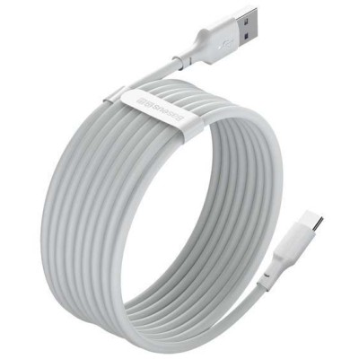 Кабель Baseus Simple Wisdom Data USB кабель Kit Type-C (2PCS/Set) (TZCATZJ-02) White 1.5m Кабель Baseus Simple Wisdom Data USB кабель Kit Type-C (2PCS/Set) (TZCATZJ-02) White 1.5m