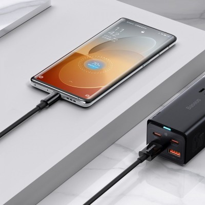 Кабель Baseus Superior Series (SUPERVOOC) Fast Charging Data Type-C 65W (1m) CAYS000901 Black