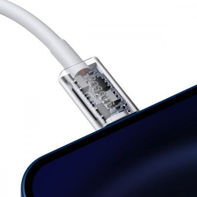 Кабель Baseus Superior Series Fast Charging Data Cable Type-C To IP PD 20W 0.25m (CATLYS-02) White Кабель Baseus Superior Series Fast Charging Data Cable Type-C To IP PD 20W 0.25m (CATLYS-02) White