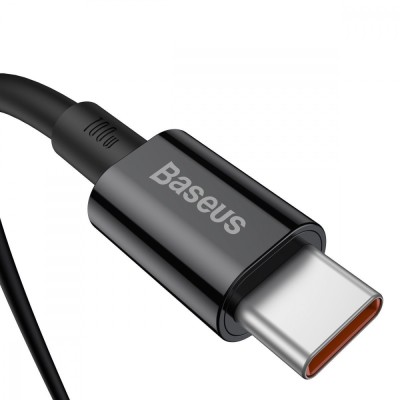 Кабель Baseus Superior Series Fast Charging Data USB кабель Type-C To Type-C 100 W 2М (CATYS-C01) Black