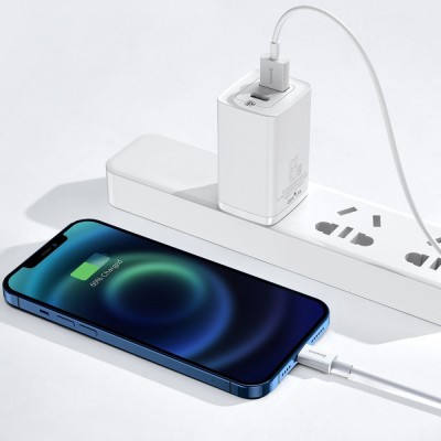 Кабель Baseus Superior Series Fast Charging Lightning 2.4A (0.25m) (CALYS-02) White