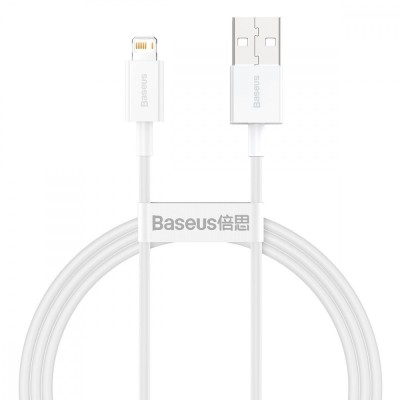 Кабель Baseus Superior Series Fast Charging Lightning 2.4A (1m) (CALYS-A02) White