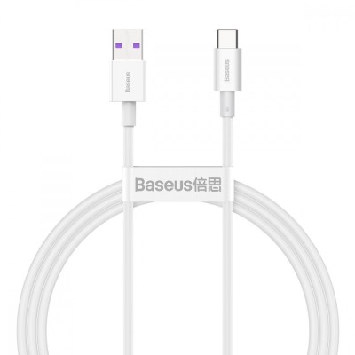 Кабель Baseus Superior Series Fast Charging Type-C 66W (1m) (CATYS-02) White Кабель Baseus Superior Series Fast Charging Type-C 66W (1m) (CATYS-02) White