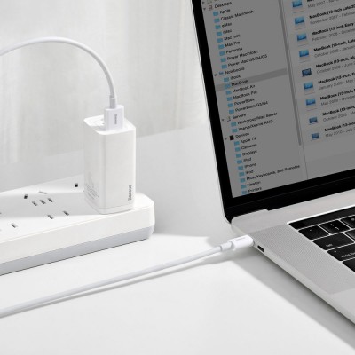 Кабель Baseus Superior Series Fast Charging Type-C 66W (1m) (CATYS-02) White Кабель Baseus Superior Series Fast Charging Type-C 66W (1m) (CATYS-02) White
