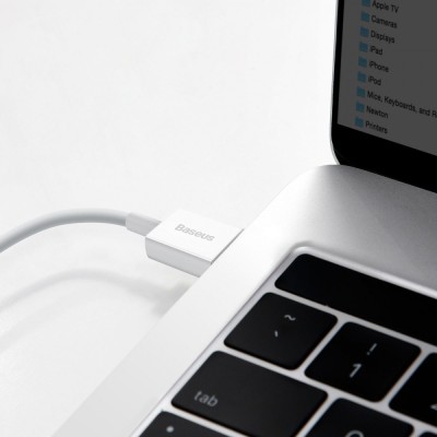 Кабель Baseus Superior Series Fast Charging Type-C 66W (1m) (CATYS-02) White Кабель Baseus Superior Series Fast Charging Type-C 66W (1m) (CATYS-02) White