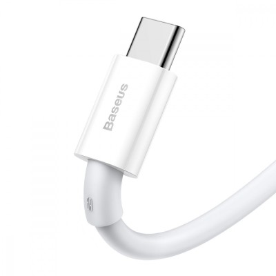 Кабель Baseus Superior Series Fast Charging Type-C 66W (1m) (CATYS-02) White Кабель Baseus Superior Series Fast Charging Type-C 66W (1m) (CATYS-02) White