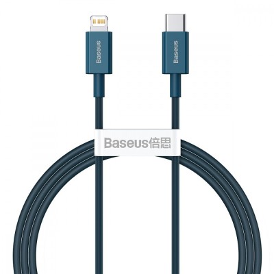 Кабель Baseus Superior Series Fast Charging Type-C To Lightning PD 20W 1м (CATLYS-A03) Blue Кабель Baseus Superior Series Fast Charging Type-C To Lightning PD 20W 1м (CATLYS-A03) Blue