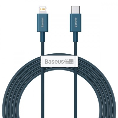 Кабель Baseus Superior Series Fast Charging Type-C To Lightning PD 20W 2m (CATLYS-C03) Blue