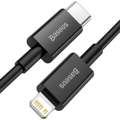 Кабель Baseus Superior Series Type-C/Lightning 20W (CATLYS-C01) Black 2m